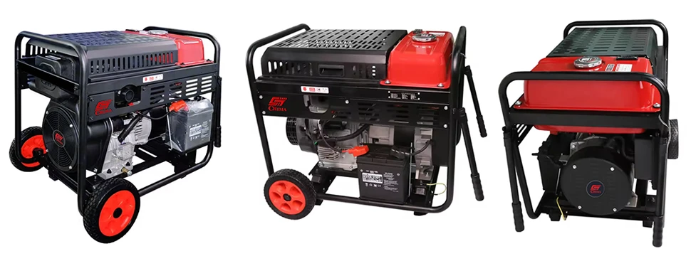 10kva heavy diesel generator with wheel