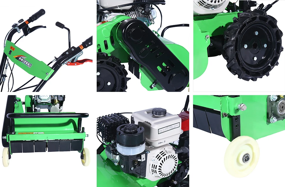 Gas Push lawn mower detail 1