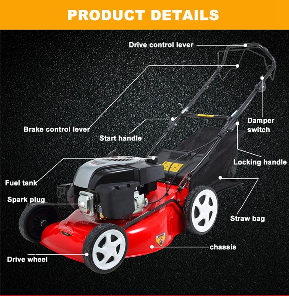 22inch gas lawn mower detail 22inch gas lawn mower detail