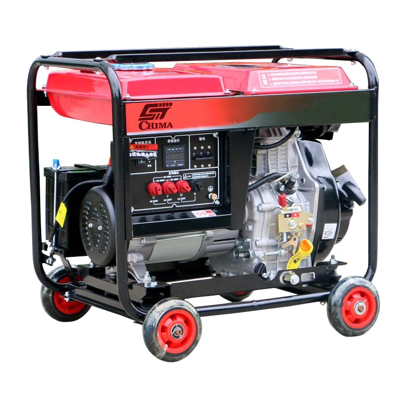 Small Diesel Back Up 5 Kva Silent Soundproof Generators for Home Use